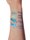 PXP pressed chunky Glitter cream  peacock blue  10 ml