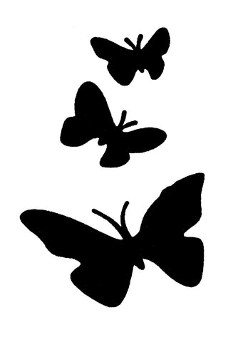 Quick tattoo Glittertatuering 3Butterflies 5st