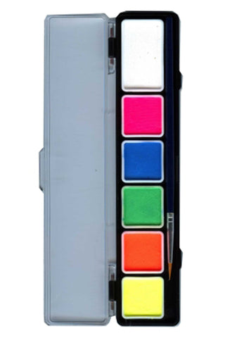 Minipalett Hobby watercolor NEON 5x3 gram + 1x6 gram