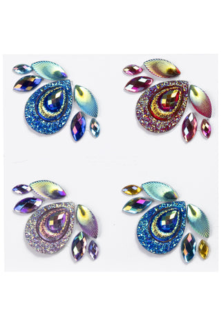 Blingset Big drops 4 st