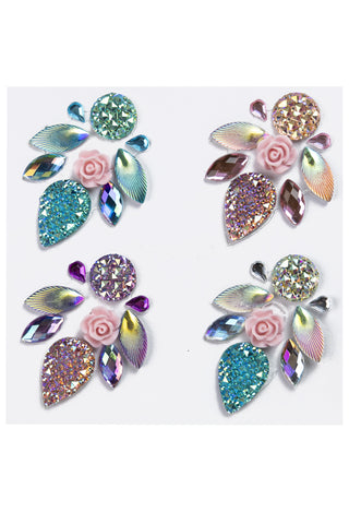 Blingset Roses&drops 4 st