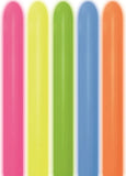 Standardstorlek Figurballonger 260 Sempertex 100pack- flera färgalternativ