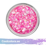 PXP pressed chunky Glittercream neon pink candy 10 ml