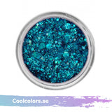PXP pressed chunky Glitter cream  peacock blue  10 ml
