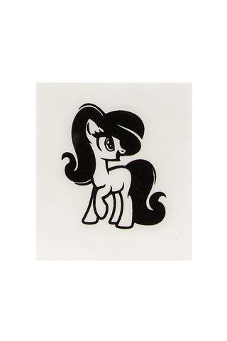Quick tattoo Glittertatuering Pony 5st