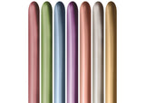 Standardstorlek figurballonger "260" i 50pack-Metallic/pearl flera alternativ