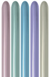Standardstorlek figurballonger "260" i 50pack-Metallic/pearl flera alternativ