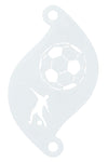 Superstar stencil SOCCER 77060
