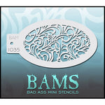 Stencil 1035 BAM Swirls