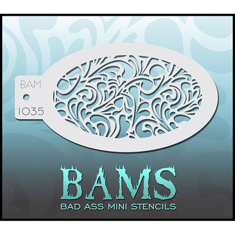 Stencil 1035 BAM Swirls